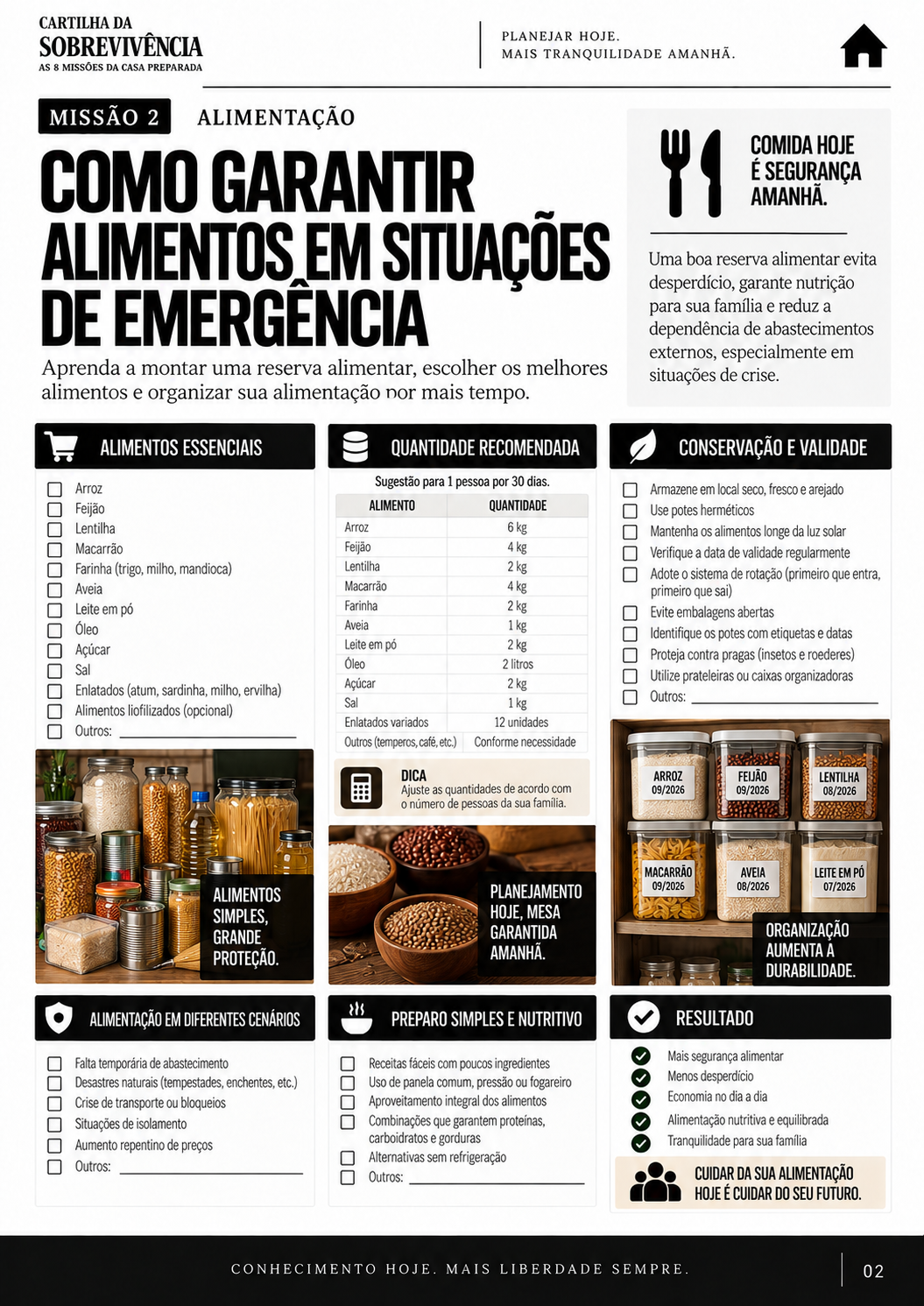 Missão 2 — Alimentos